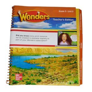 Wonders Reading Grade 3 Unit 3 Teachers Ed 2020 Homeschool Language Elementary